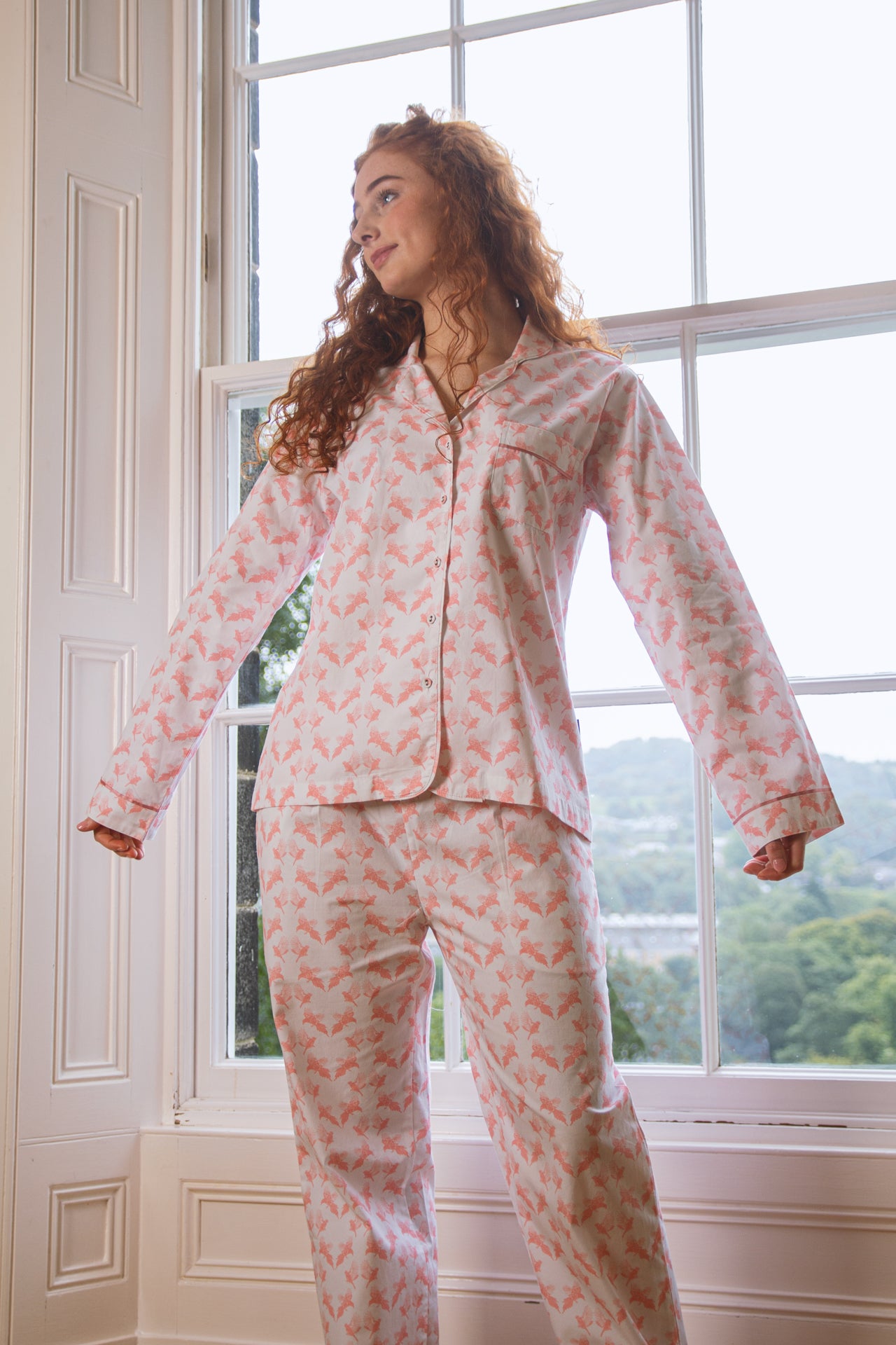 Printed cotton pyjamas